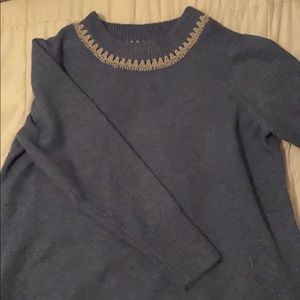 vintage blue sweater